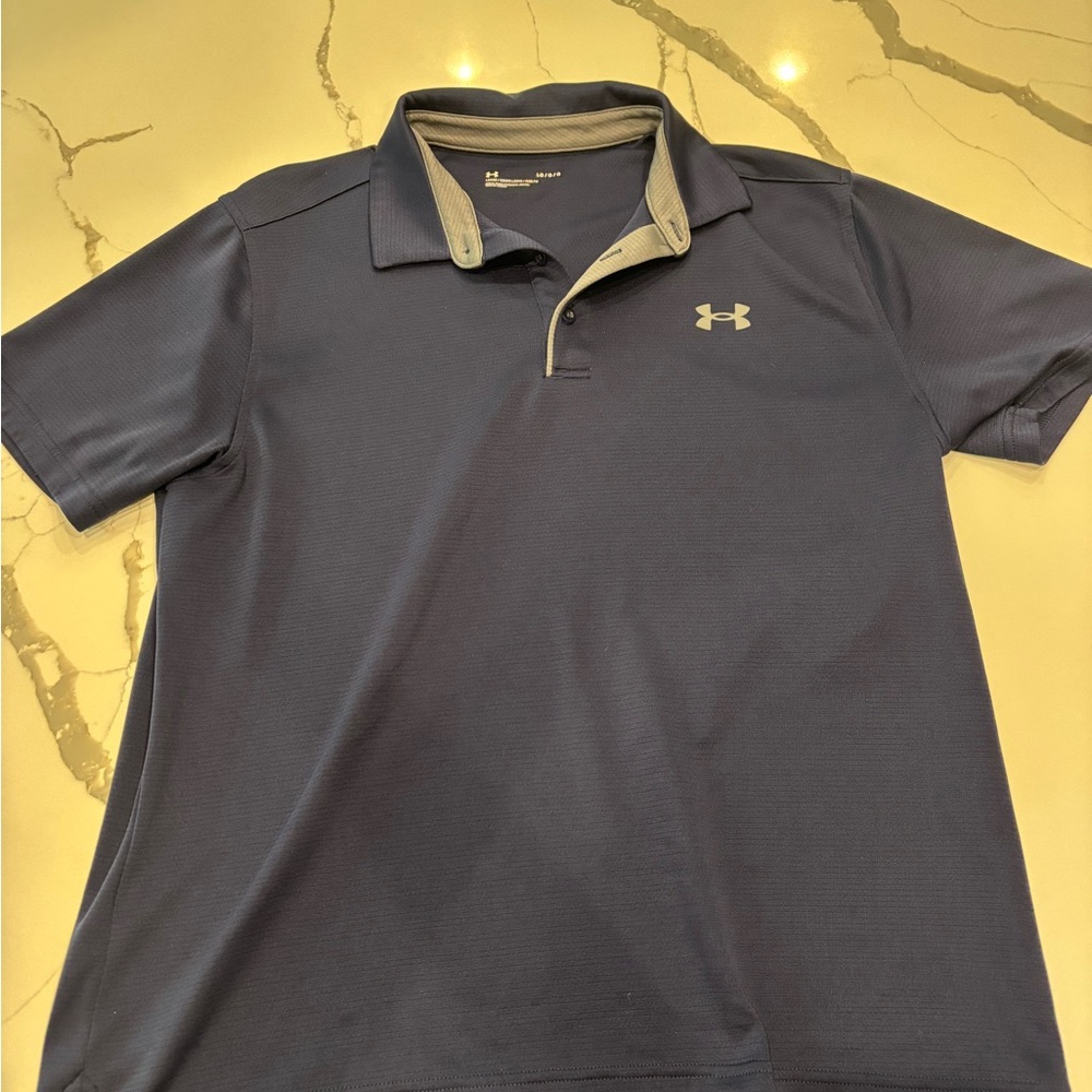 Under Armour Men's Dark Blue Polo Shirt